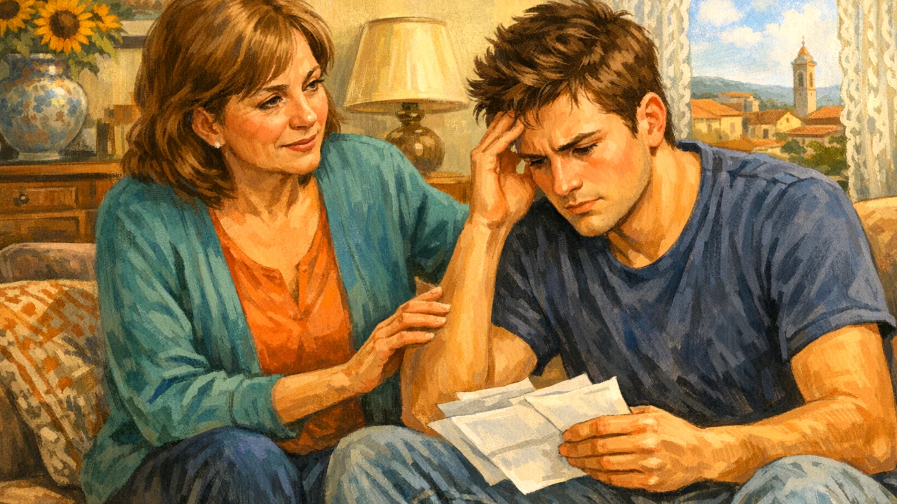 Genitori che faticano a insegnare ai figli giovani adulti a gestire le frustrazioni legate alla vita adulta (rifiuti lavorativi, relazioni sentimentali, insuccessi personali) senza intervenire al loro posto o minimizzare le loro difficoltà"