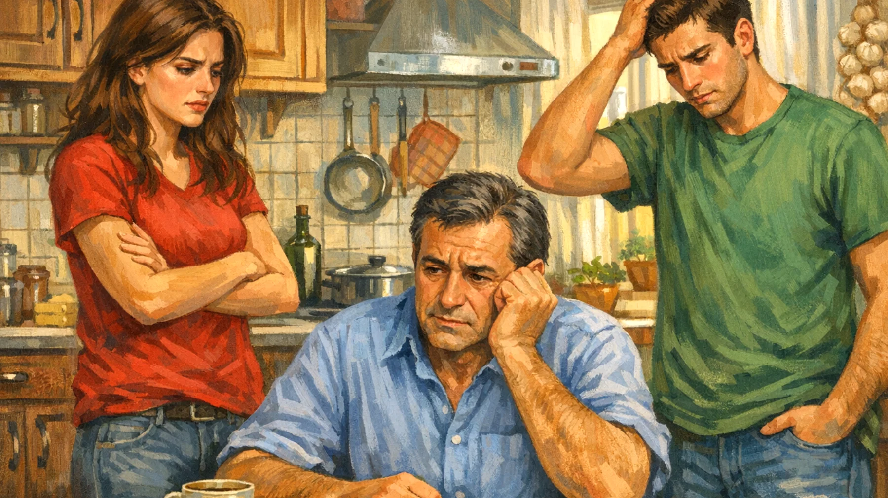 Un papà fatica a gestire le emozioni dei suoi figli giovani adulti, che manifestano ansia, paura o rabbia di fronte alle sfide della vita adulta (lavoro, relazioni, autonomia), e si sente impreparato ad offrire il giusto sostegno emotivo in questa delicata fase di transizione"